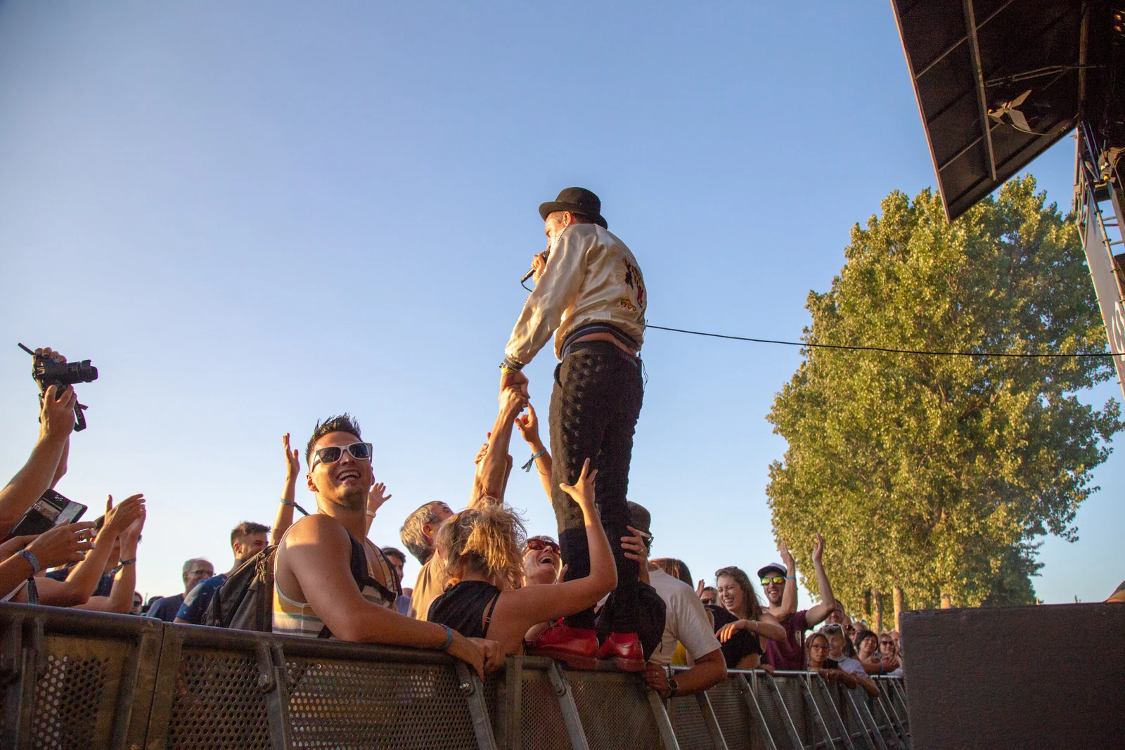 Archieffoto: publiek bij het podium van WeitjeRock 2018